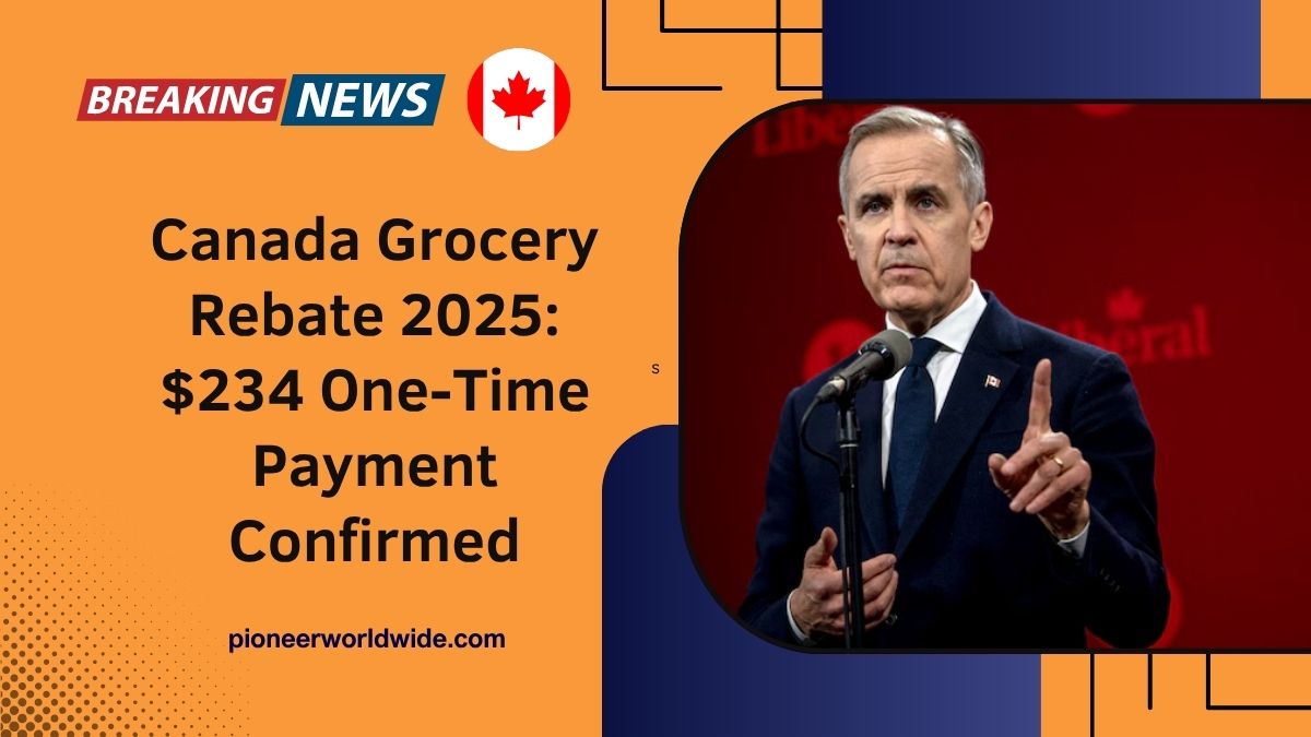 Canada Grocery Rebate 2025: $234 One-Time Payment Confirmed – Check Eligibility And July Payment Date